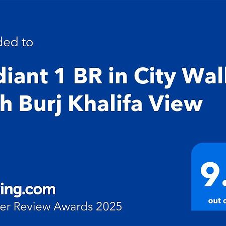 Radiant 1 Bedroom In City Walk Dubai Eksteriør bilde